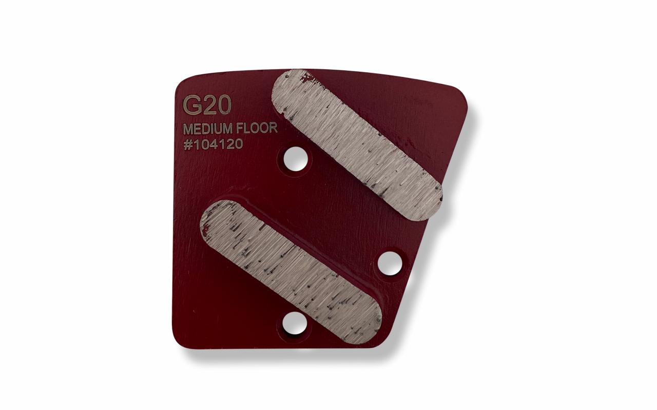 Segment diamant, G20 MF rød, 5 stk.