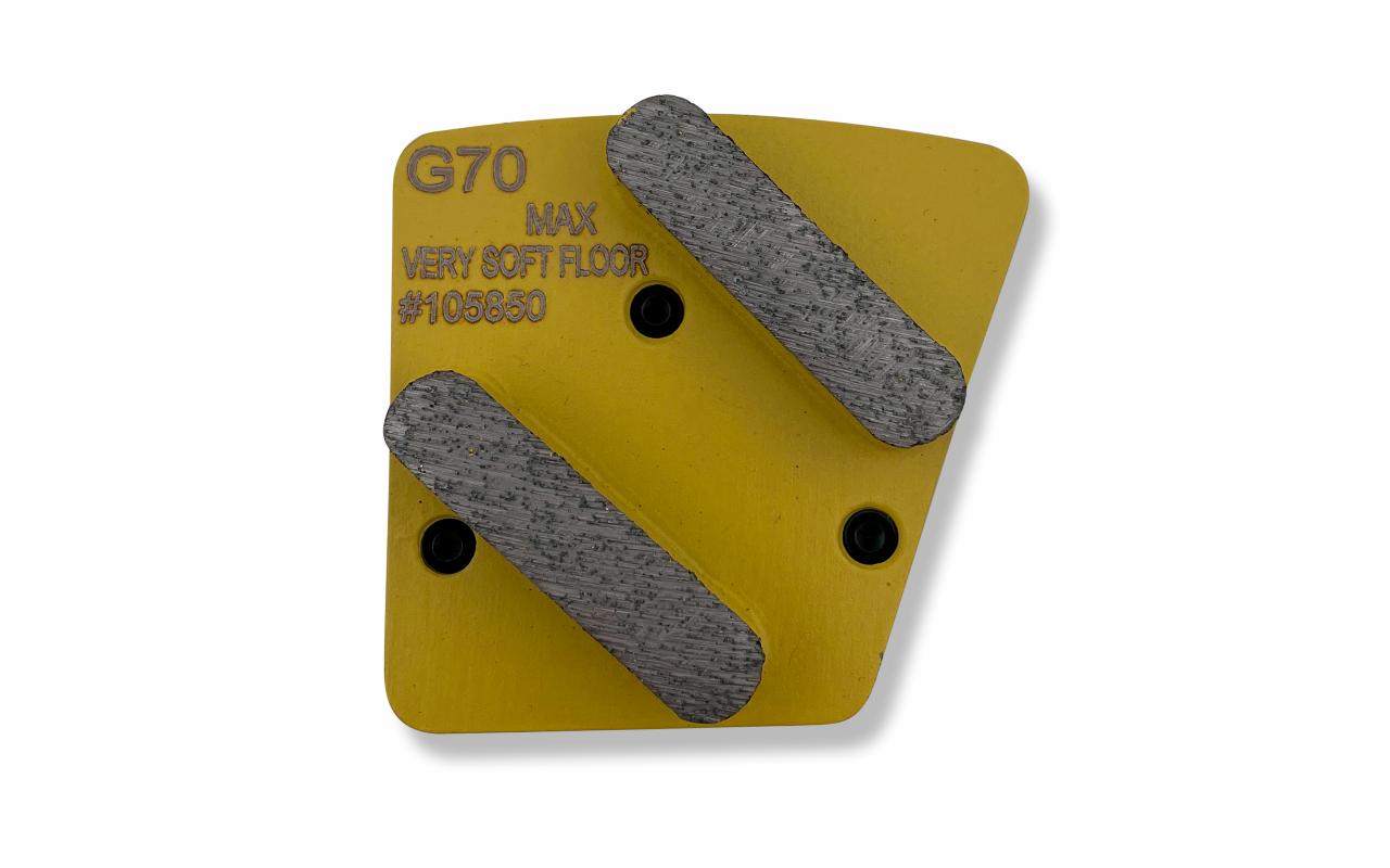 Segment diamant, G70max VSF gul, magnet