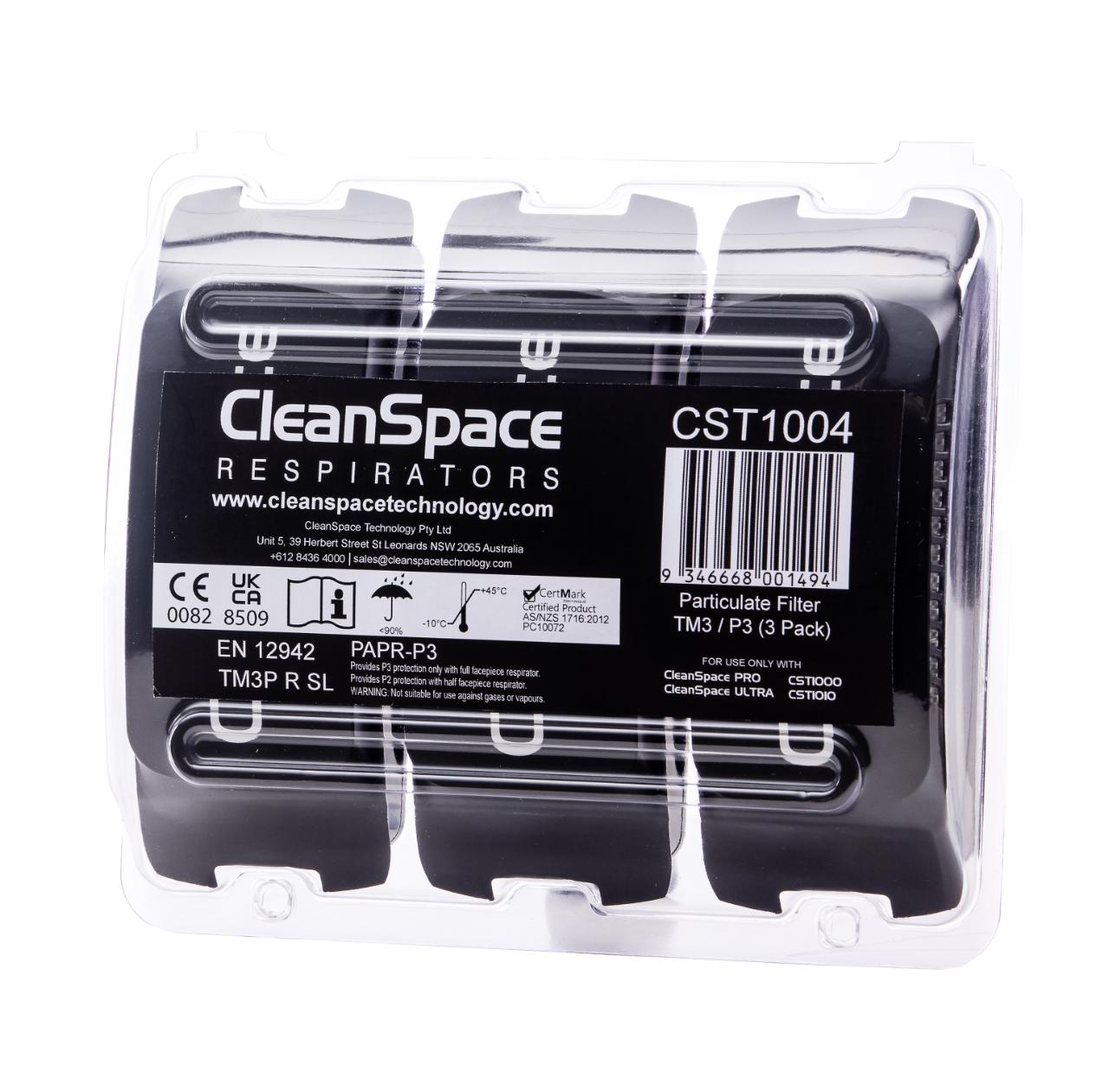 CleanSpace CST HI-CAP partikelfilter TM3 P SL R